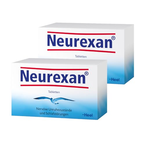 Neurexan Tabletten 150 – Die natürliche Alternative zu Schlaftabletten | Einschlafhilfe bei nervöser Unruhe und Schlafstörungen | Beruhigt und entspannt am Tag - fördert den Schlaf in der Nacht
