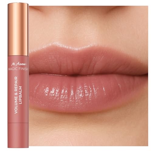 M. Asam MAGIC FINISH Volume & Repair Lip Balm Romantic Rose (3,3 g) – Lippenpflege Mit Sheabutter & Vitamin E, Zarter Glanz, Mit Volumen Peptid für vollere Lippen, Lippenstift-Alternative, Vegan