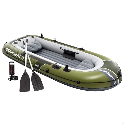 Intex Seahawk 3 Schlauchboot-Set 66333NP (aufgeblasen: 295 x 137 x 43 cm)