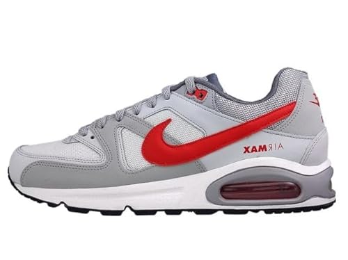 NIKE Air Max Command Herren Laufschuhe Sneaker Schuhe, White Pure Platinum Cool Grey University Red, 42.5 EU