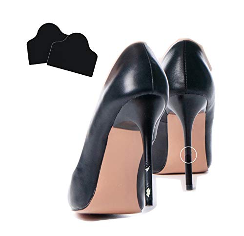 ProtectMyHeels Black für Stilettos (1er-Pack) I Absatz-Schutz und Reparatur für schwarze High Heels I für schwarze defekte dünne Absätze