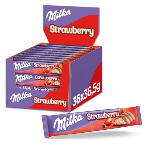 Milka Choco Erdbeer Riegel – 36 x 36,5 g