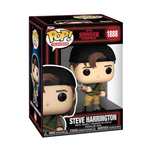 Funko POP! TV: Stranger Things Season 5 - Steve - Sammelbare Vinylfigur - Geschenkidee - Offizielles Merchandise - Spielzeug für Kinder & Erwachsene - Modellfigur für Sammler und zur Ausstellung