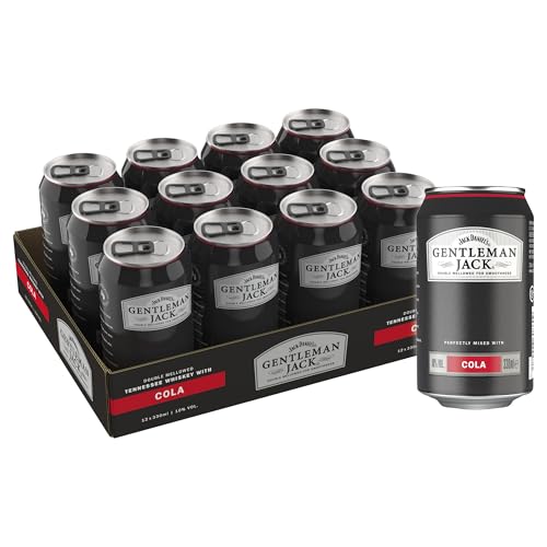 Jack Daniel's Gentleman & Coca-Cola Signature Mixer - Der Bar Call No. 1 als Premium To Go - 12 x 0.33L / 10% Vol.