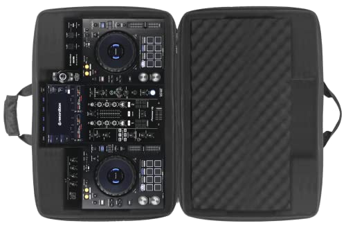 UDG Creator Hardcase für Pioneer DJ XDJ-RX3 - Professionelle DJ Schutzhülle aus DuraShock Eva, Wasserabweisend mit Noppenschaum und Schultergurt - Schwarz - (U8315BL)