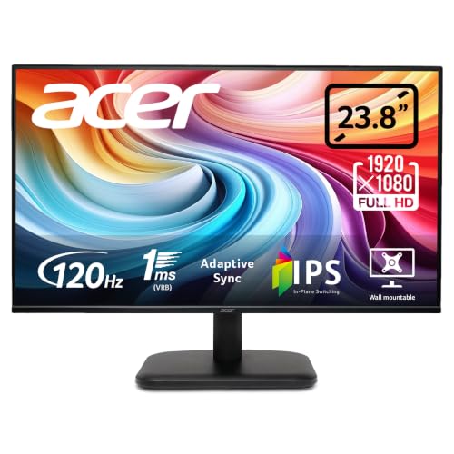 Acer EK241YG Monitor 24 Zoll (60,5 cm) Full HD, IPS, 120Hz, Home Office