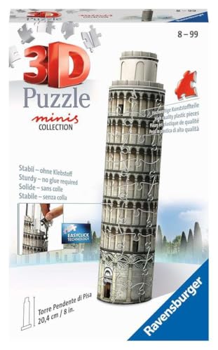 Ravensburger 3D Puzzle Mini Schiefer Turm von Pisa - Puzzle ab 8 Jahre