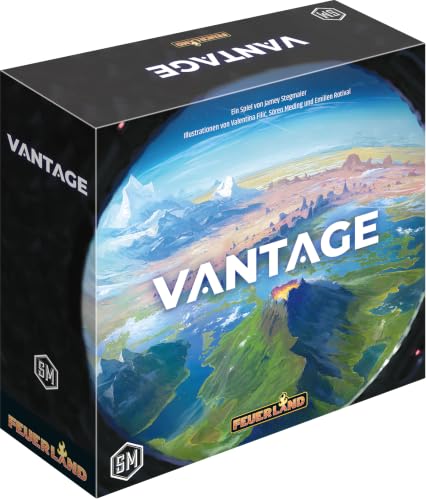 Feuerland: Vantage | episches Entdeckungsspiel für 1-6 Personen ab 14 Jahre | Gesellschaftsspiel, Kooperatives Kennerspiel, entdecke einen Planeten, auf dem ihr notgelandet seid, mit über 1700 Karten