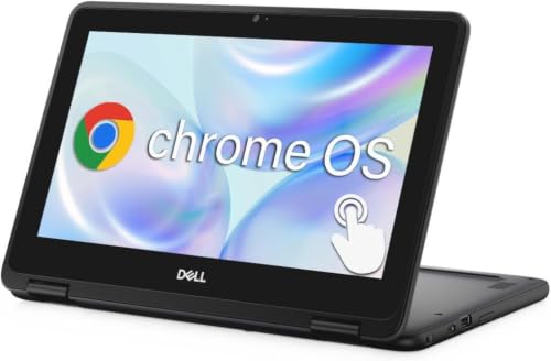 Dell Chromebook 11 3100 2-in-1 Laptop 11,6 Zoll HD, Intel Celeron N4020, 4 GB RAM, 32 GB eMMC, japanische QWERTY-Tastatur, Chrome OS (Generalüberholt)