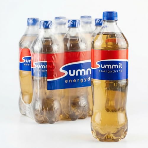Summit Energy Drink – 6x1 Liter Flasche, Erfrischend und Energetisierend, Mit Taurin und Koffein, Ideal für Sport und Leistungssteigerung. inkl. 1,50 € Pfand.