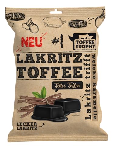 Toffee Trophy Lakritz Toffee einzeln verpackte weiche Toffees 200g