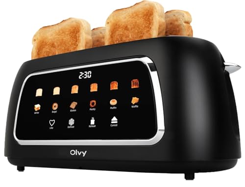 Olvy Premium Toaster | Toaster mit Brötchenaufsatz | Knuspriges Brot