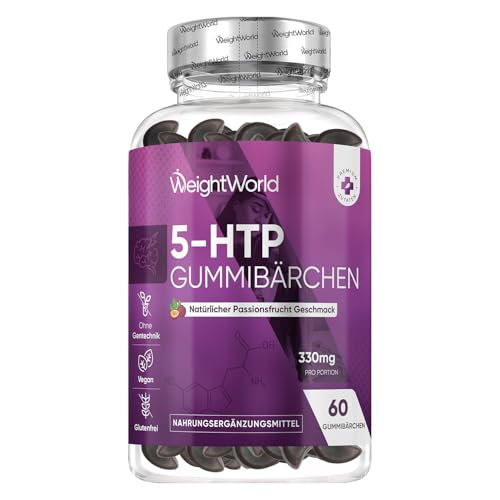 WeightWorld 5 HTP Gummibärchen - 330 mg pro Portion - 60 Gummies