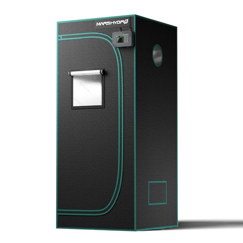 MARS HYDRO Growzelt 70x70x160cm,Indoor Grow Tent Reflektierende Mylar Zuchtzelte Hydrokultur,abnehmbaren Boden Tablett,für Pflanzen wachsen Raum