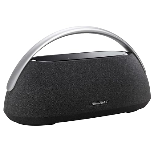 Harman Kardon Go + Play 3 Bluetooth Box in Schwarz – Tragbarer Lautsprecher mit 8-Stunden-Akku und kräftigem Bass
