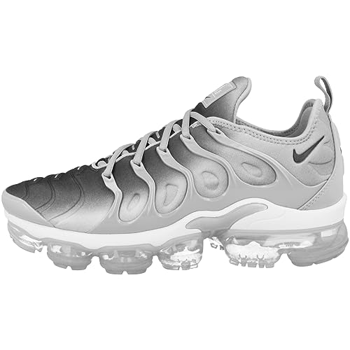 NIKE Air Vapormax Plus Sportschuhe für Herren, wolfgrau/schwarz/weiß 924453 007, 44 EU