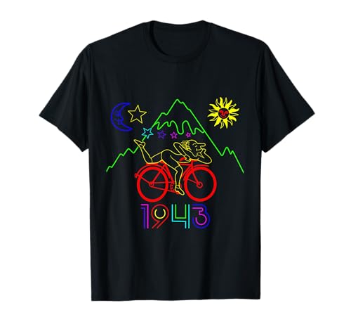 Bicycle Day 1943 LSD Creator T-Shirt Acid Trip T-Shirt T-Shirt