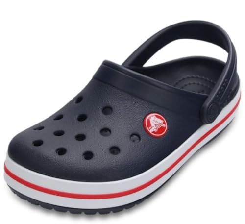 Crocs Unisex Kinder Crocband Clog K Clog, Navy/Red, 36/37 EU