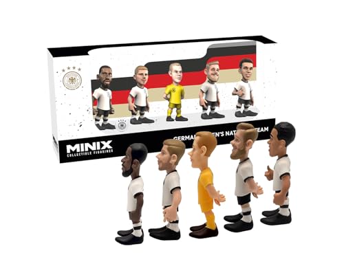 MINIX - DFB Deutschland – 5 Stück – Figuren PVC 7 cm – A (TER Stegen/Werner/Rudiger/Fullkrug/Musiala)