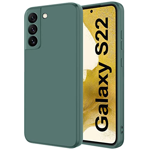 Qasyfanc Handyhülle für Samsung Galaxy S22 5G Hülle, Grün