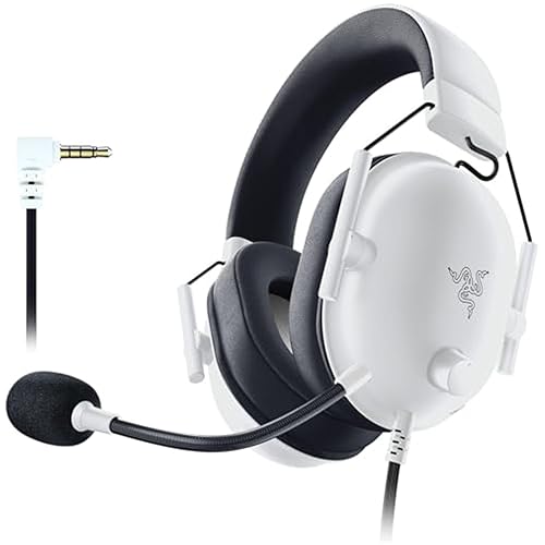 Razer BlackShark V2 X - Multi-Plattform kabelgebundenes Esports-Headset (Triforce 50mm Treiber, Erweiterte Passive Geräuschunterdrückung, 7.1 Surround Sound, Hyperclear Cardioid Mic) Weiß