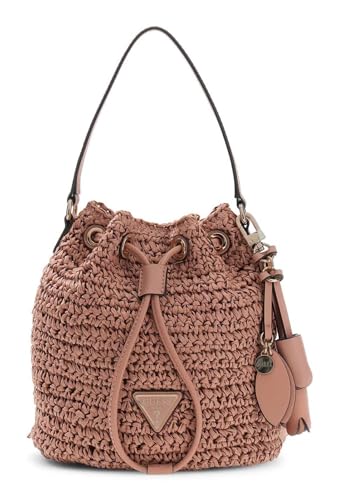 GUESS Umhängetasche Handtasche Ofelia Top Handle Bucket Coral Pink altrosa