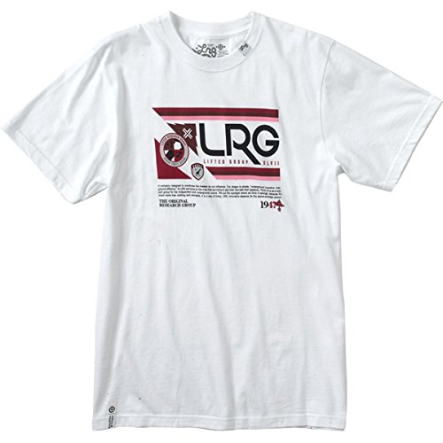 LRG Herren Retro Revival T-Shirt, Weiss/opulenter Garten, L