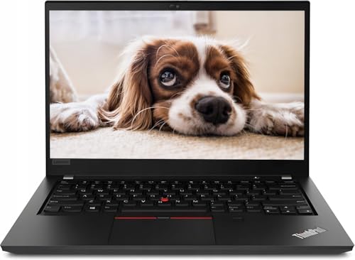 Lenovo Thinkpad T490 Business Laptop, 14 Zoll FHD Notebook, Intel Core i5-8365U, 8 GB RAM, 256 GB SSD, US QWERTY Tastatur, Windows 11 Pro (Generalüberholt)
