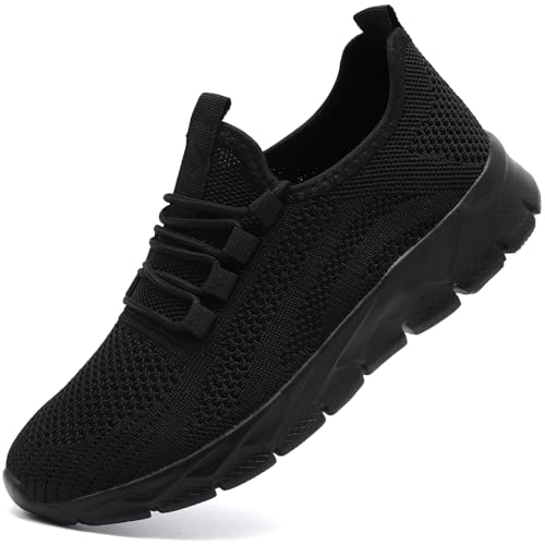 FZJIALI Schuhe Damen Turnschuhe Sportschuhe Laufschuhe Sneakers Schwarz 38