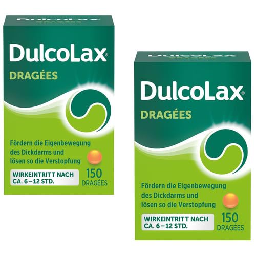 Doppelpack Set mit DULCOLAX Dragees 5 mg magensaftresistente Tabletten Dose (2x150St)