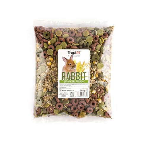TROPIFIT Standard Rabbit - Vollwertiges Futter für Hauskaninchen 500g