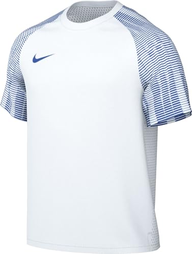 Nike DH8031-102 M NK DF Academy JSY SS T-Shirt Herren White/ROYAL Blue/ROYAL Blue Größe M