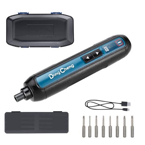 Dong Cheng Mini Akkuschrauber 4V, 3 Drehmoment bis 5Nm, USB-C Ladekabel