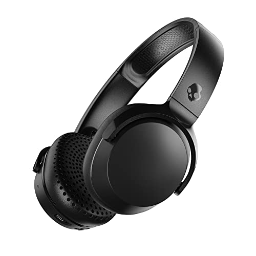 Skullcandy Riff 2 On-Ear Wireless-Kopfhörer, 34 Std. Akkulaufzeit, Mikro, Kompatibel mit iPhone, Android und Bluetooth-Geräten - Schwarz
