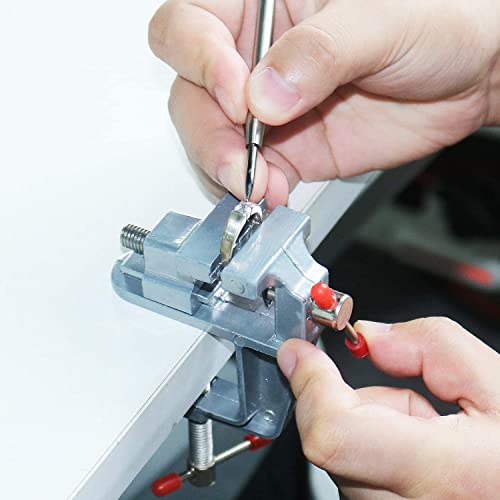 Mini-Juwelier-Tischklemme, kleiner Hobby-Schraubstock, Werkbank-Schraubstock, Bankklemme, Hobby-Schraubstockklemme, kleine Tischklemme, Mini-Bank-Schraubstockklemme für kleine Arbeiten, Handwerk,