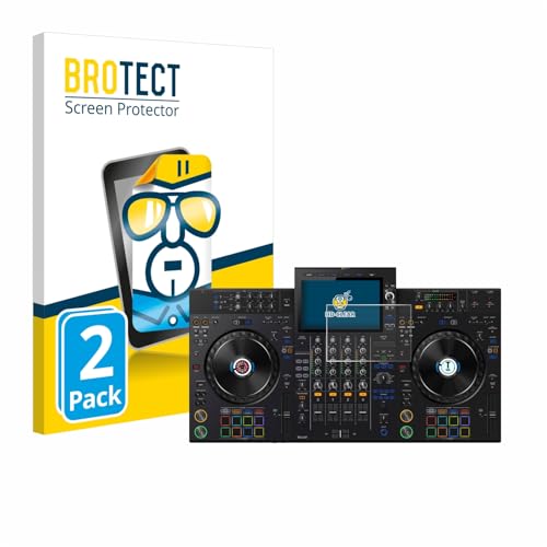 BROTECT 2 Stück Schutzfolie für Pioneer XDJ-AZ Displayschutz Folie Made in Germany, Ultra-Klar