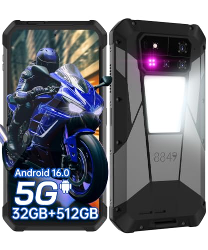 8849 Tank 4 Pro Android 16 5G Outdoor Robustes Handy für Baustelle &Camping