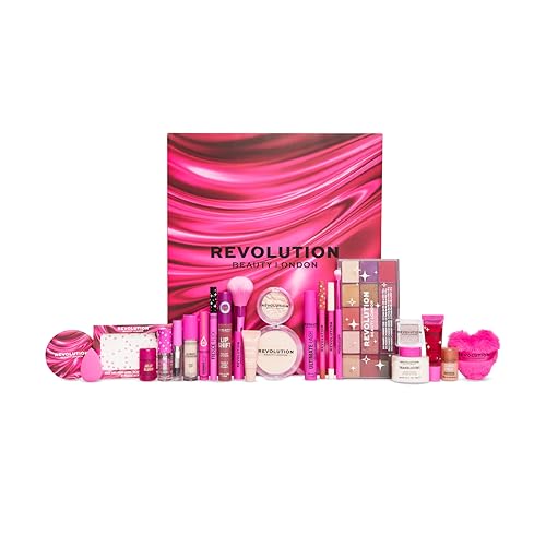 Revolution Beauty Adventskalender 2026, Make-up Geschenkset, 24 Tage