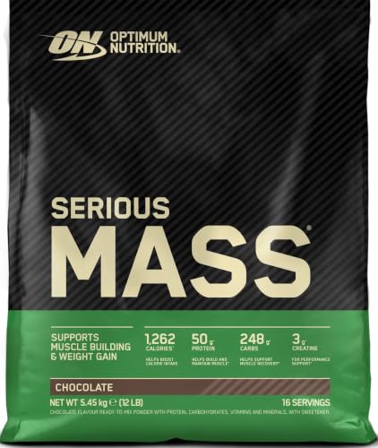 Optimum Nutrition Serious Mass, Proteinpulver, 5,45 kg, 16 Portionen