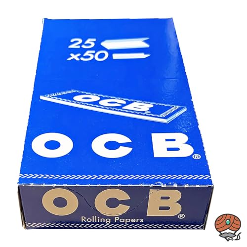 OCB Blau Papers, Zigarettenpapier- 25 Hefte à 50 Blatt