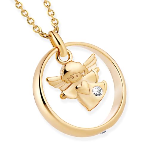 fish Klassische Goldkette Mit Anhänger Aus Gold 333 Für Jungen Und Mädchen