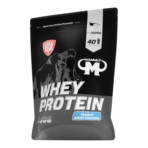 Mammut Nutrition Whey Protein Pulver Coconut White Chocolate, 1 kg