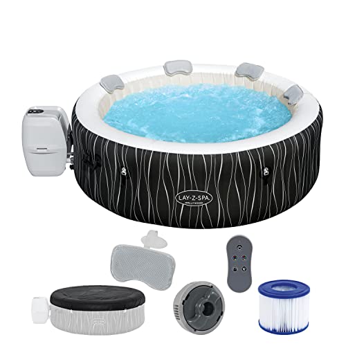 Bestway® Lay-Z-SPA® LED-Whirlpool Hollywood AirJet™ für 6 Personen Ø 196 x 66 cm, LED-Design