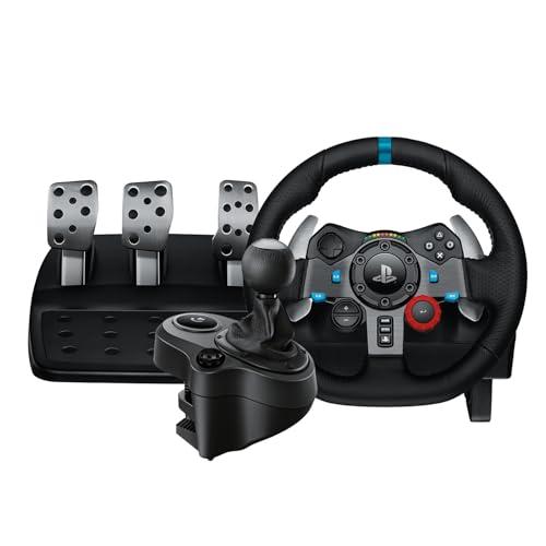 Logitech G29 Racing Lenkrad + Logitech Driving Force Shifter Schalthebel
