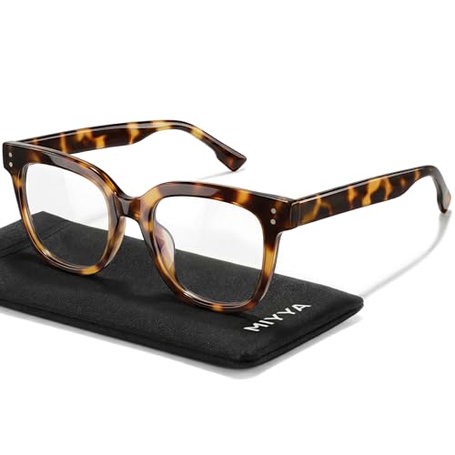miyya Übergroße Blaulicht-Brille für Damen, modische Brille, Computer-Bildschirm-Brille, nicht verschreibungspflichtige Brillen für Frauen