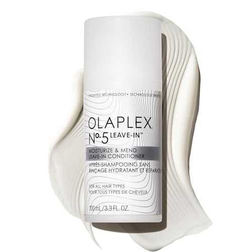 Olaplex Nº.5 Leave-In Conditioner: Moisturizes & Mends Split Ends | Reduces Breakage & Repairs, Protects Damaged Hair | For Coily, Curly, Straight, and Wavy, Stocking Stuffers, 100 mL / 3.3 Fl. Oz.