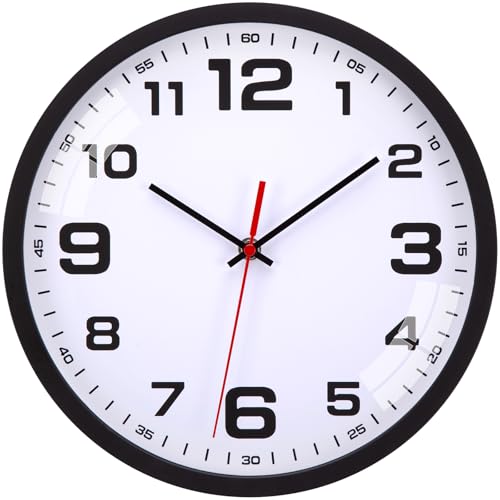 Warminn Wanduhr Ohne Tickgeräusche Modern 30cm