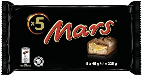 Mars Schokoriegel, Karamell, Schokolade, 1 Packung á 5 Riegel (1 x 225 g)