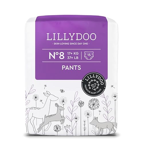 LILLYDOO Baby Windeln Pants Größe 8 (17+ kg), 15 Stück