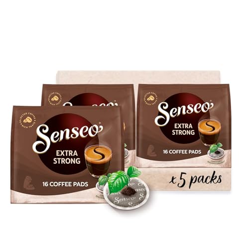 Senseo Pads Extra Strong, 5 x 16 Getränke, 80 Kaffeepads